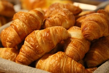 croissants in a basket