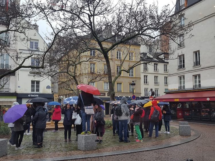 Walking Tour in the rain
